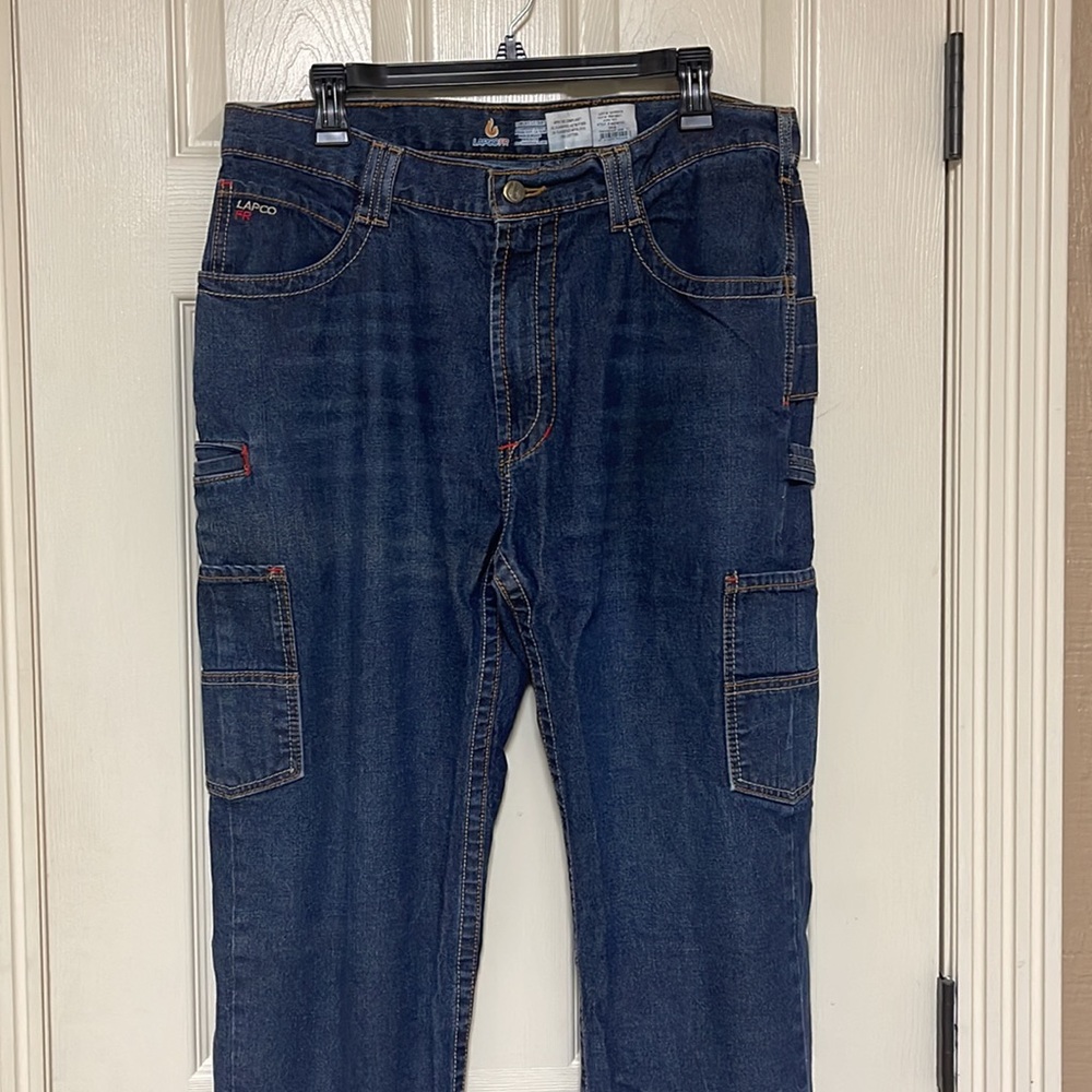 Lapco FR utility jeans. Great condition! Size 34 x36. Flame Resistant - Picture 3 of 13